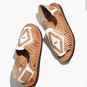 Madewell x Chamula Chinen Open-Toe Huarache Sandal